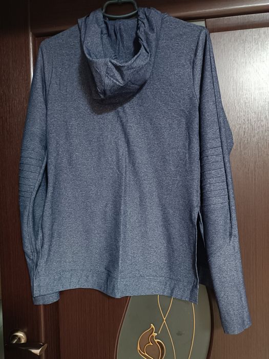 Худі з капюшоном синій меланж,розмір S