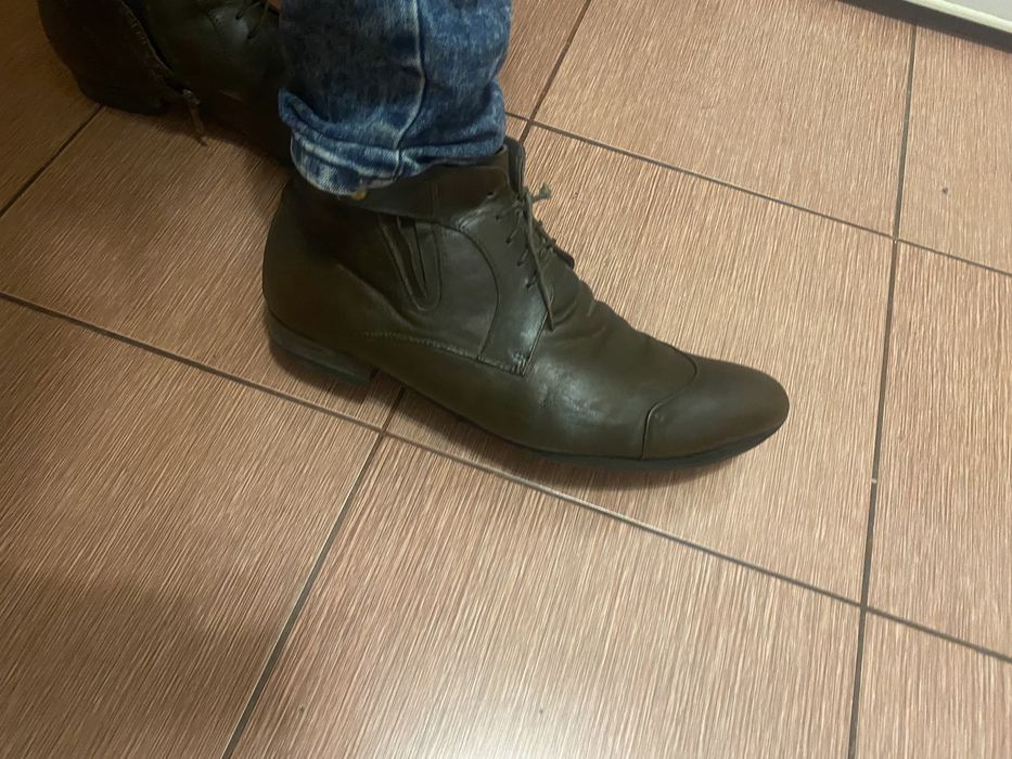 Ботинки натуральная кожа Louls Alberti (кожаные) зимние