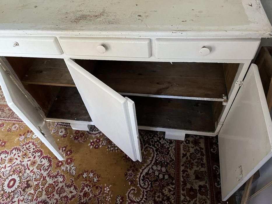 Kredens kuchenny stary byfyj lata 50 lite drewno