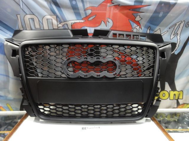 Grelha frontal Audi a3 8P 08-12 HATCHBACK / SPORTBACK / CABRIO RS3 look com suporte para símbolo