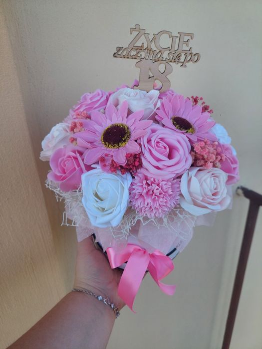 Flowerbox kwiaty mydlane na każdą okazję