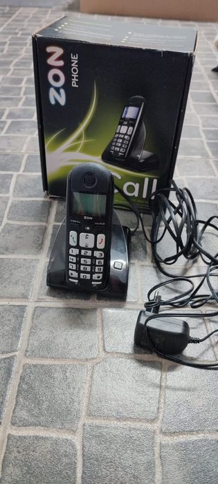 Telefone Sem Fios DECT ZON Call com Caixa Original