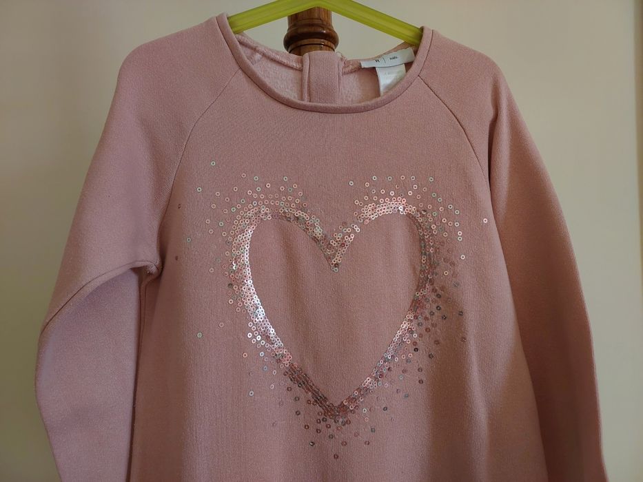 Vestido Rosa Inverno Cardado