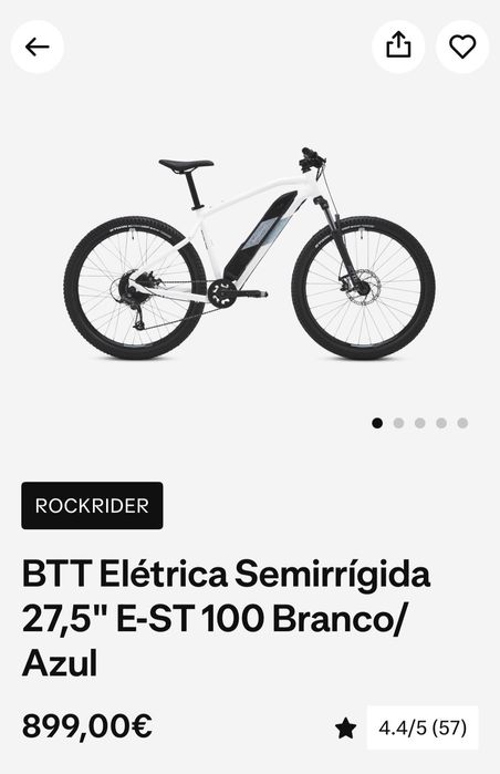 Bicicleta Elétrica BTT + 07 Acessórios