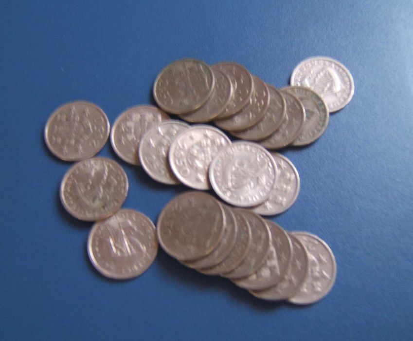 Moeda antiga 2,50 escudos de 1963 a 1985 inclusivé