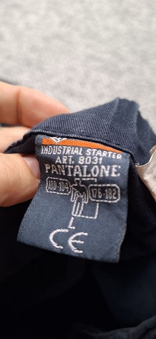 Granatowe spodnie robocze L