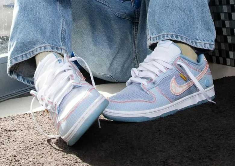 (r. 42 - 26,5 cm) Nike Dunk Low Union Passport Pack Argon DJ9649,-400