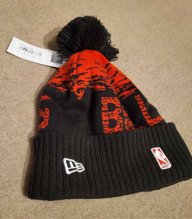 Czapka zimowa New Era - NBA - Chicago Bulls - czarna - onesize