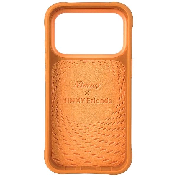 Etui Nimmy Cool&Cute 2.0 Cat na iPhone 17 Pro Max - pomarańczowe