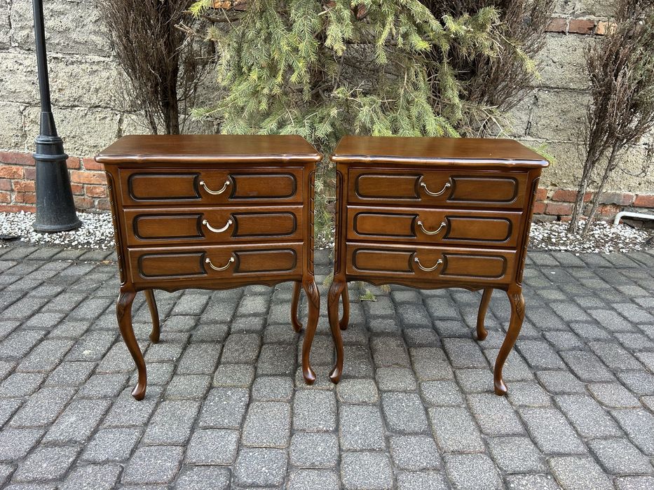 Stylowe Stoliki Ludwikowskie Szafki Noce Komody Ludwik Po Renowacji