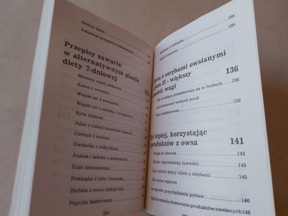 J. Satterthwaite "Dieta z otrębami owsianymi" 1992