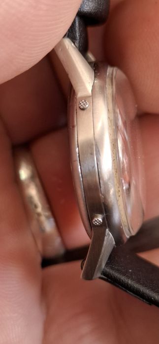 Relogio universal geneve peca boa rara anos 40 modelo militar caixa aco 32.5