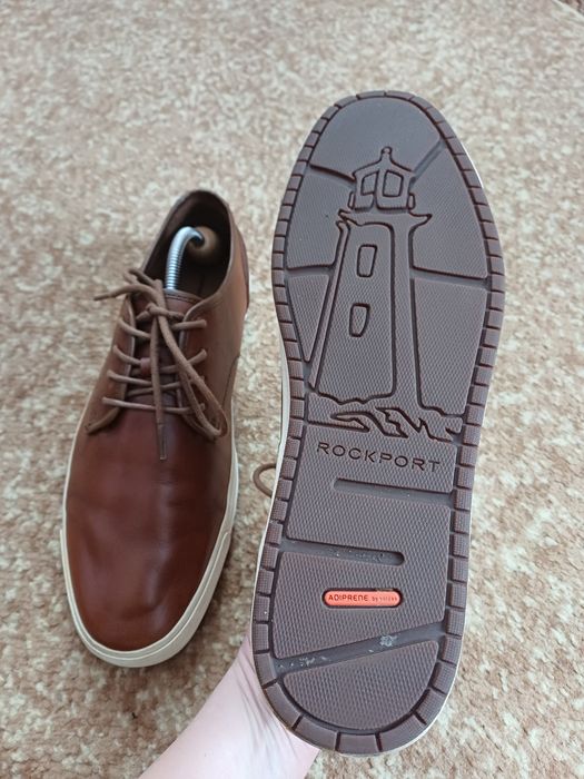 Шкіряні чоловічі туфлі  Rockport 44розміру( устілка 28см)