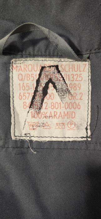 Kombinezon lotniczy SAR Bundeswehra rozmiar L M 100% Aramid stan bdb