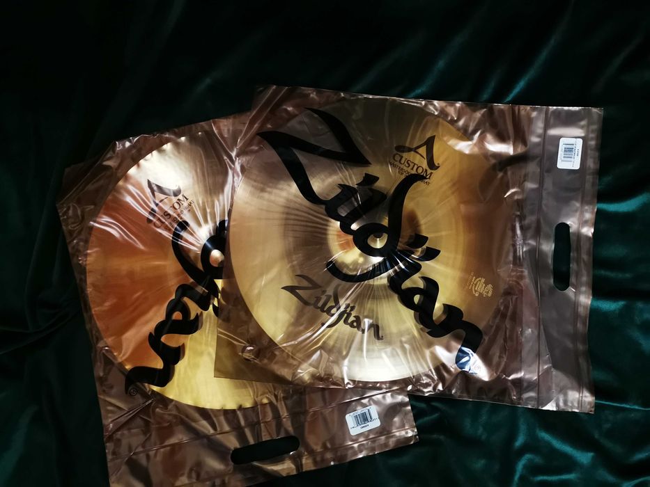 NOWY Zildjian A Custom mastersound 14" Hi-Hat talerze Perkusja