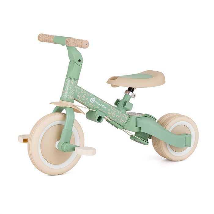 Rowerek Trójkołowy 5w1 Turbo Green Twist Wielofunkcyjny Dla Dzieci Od 10 Miesięcy Petite&mars