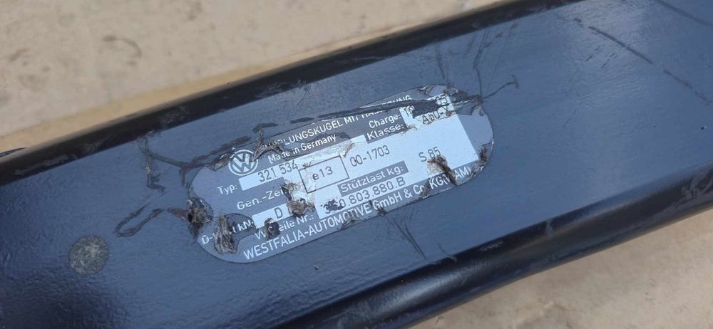 Hak holowniczy odpinany westfalia komplet vw passat b6 moduł wysyłka