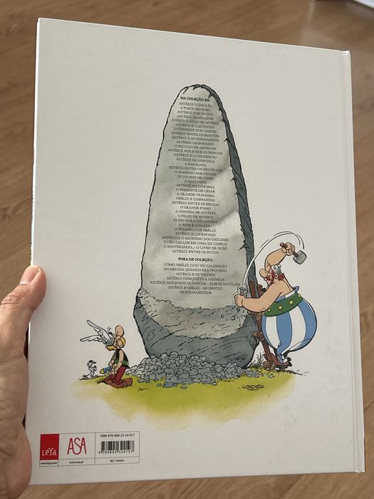Livro banda desenhada Asterix entre os Pictos
