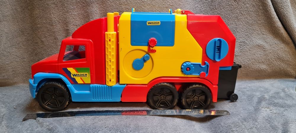 WADER 36330 - Magic Truck Basic śmieciarka kontener 36331