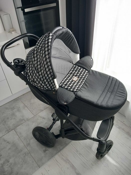 Wózek Adamex Luciano 3w1 szary