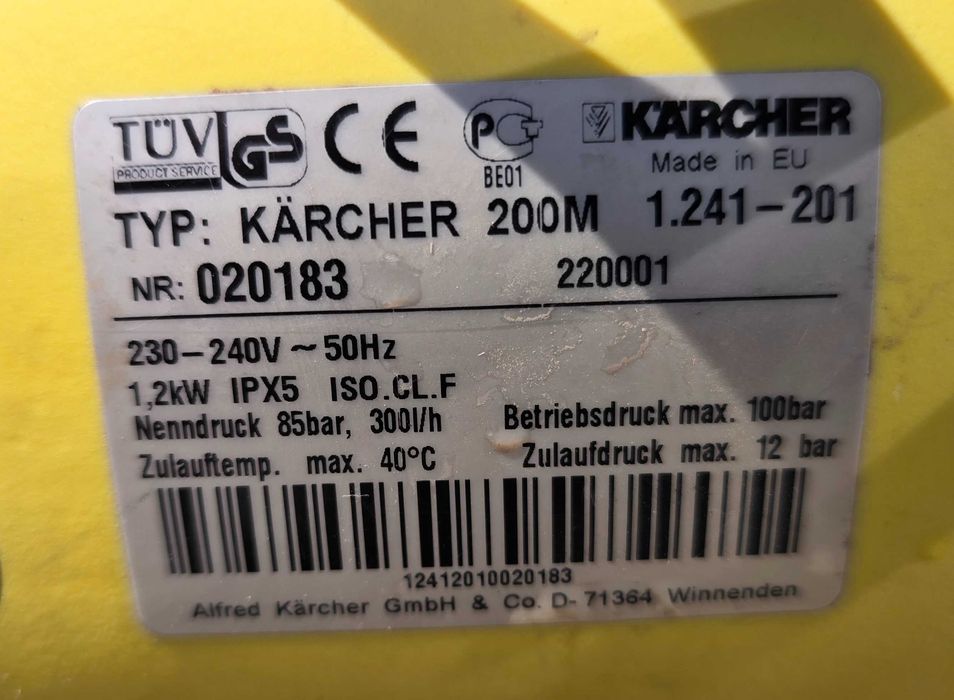 Máquina de lavar a pressão karcher
