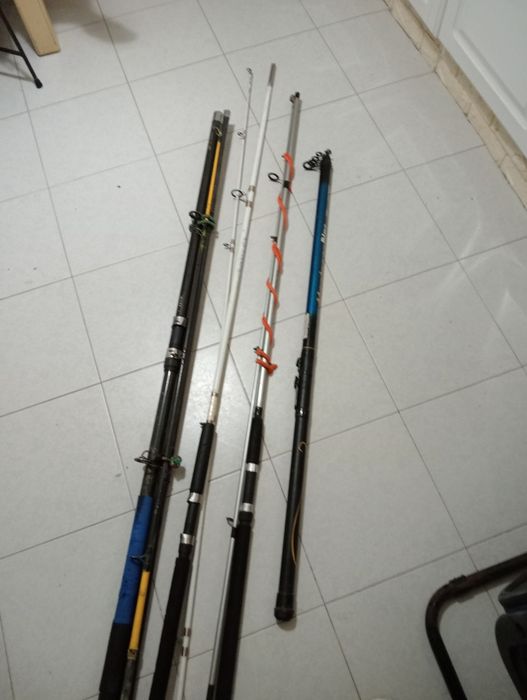 Canas de surfcasting.