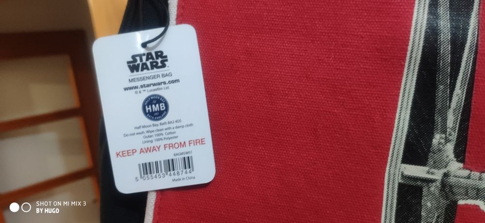 Mala de Mensageiro Star Wars oficial NOVA