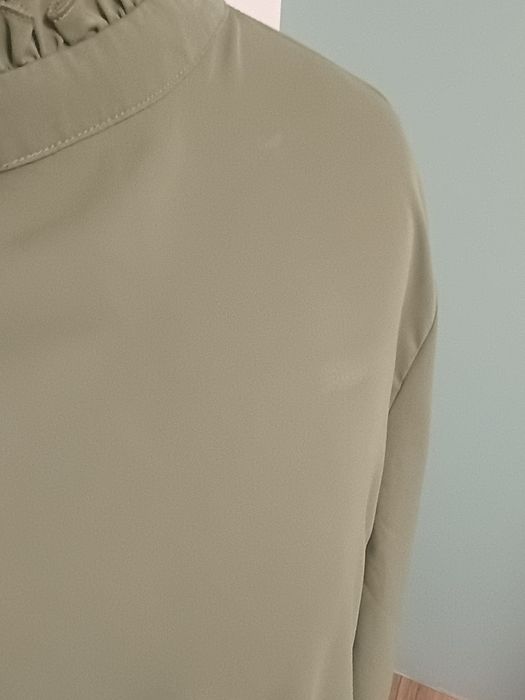 Zielona sukienka z długim rękawem XXL