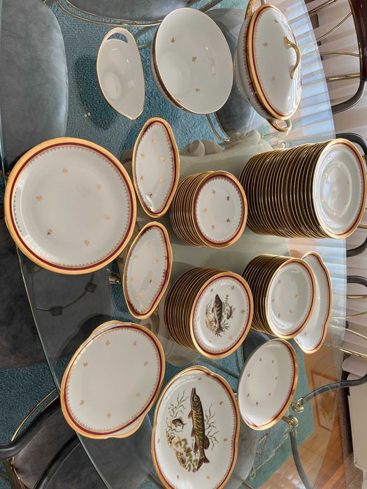 Serviço Jantar Limoges 70 peças