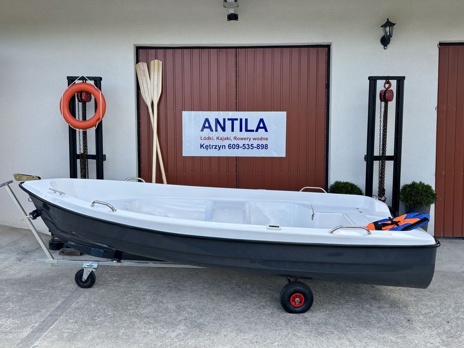 Łódka Delfin 360 certyfikat CE Raty Transport
