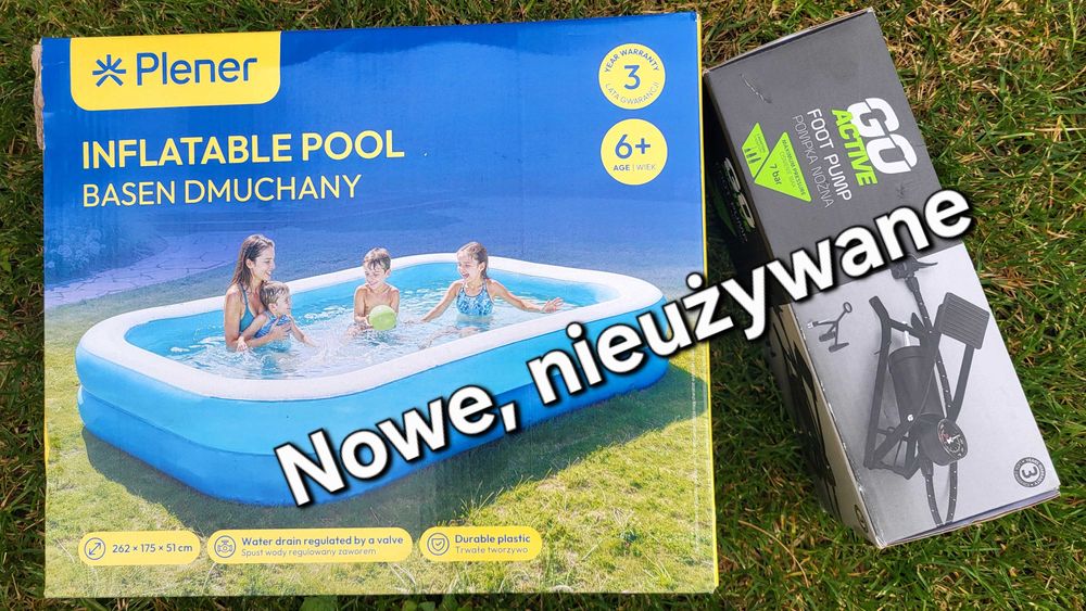Basen rodzinny+ pompka do dmuchania / Darmowa wysyłka !