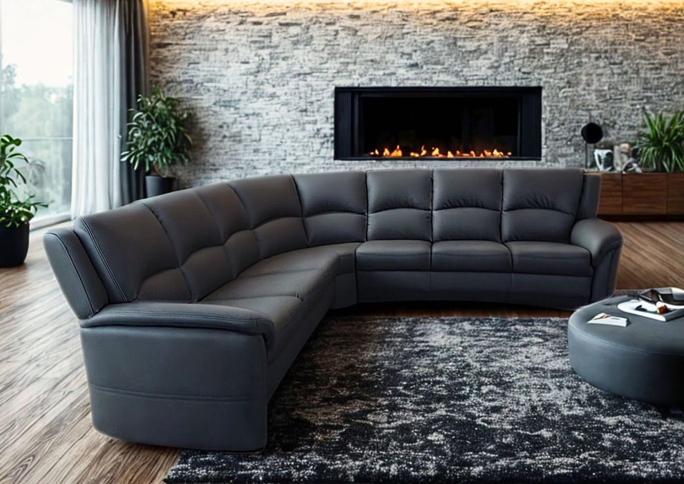 Narożnik kanapa sofa narożna HELSINKI naturalna prawdziwa skóra