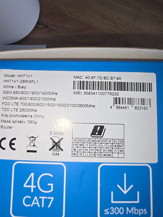 Router Cat7  ALCATEL HH71V1.