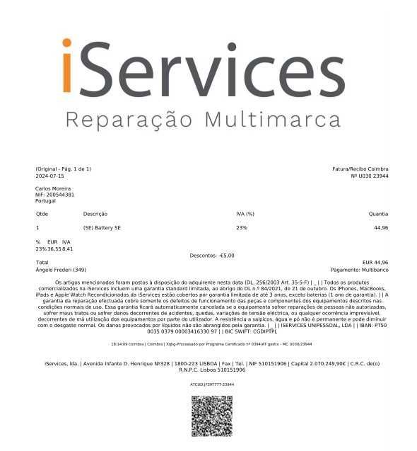 Iphone SE 2016, 32Gb, com Bateria nova, bem estimado, sem avarias.