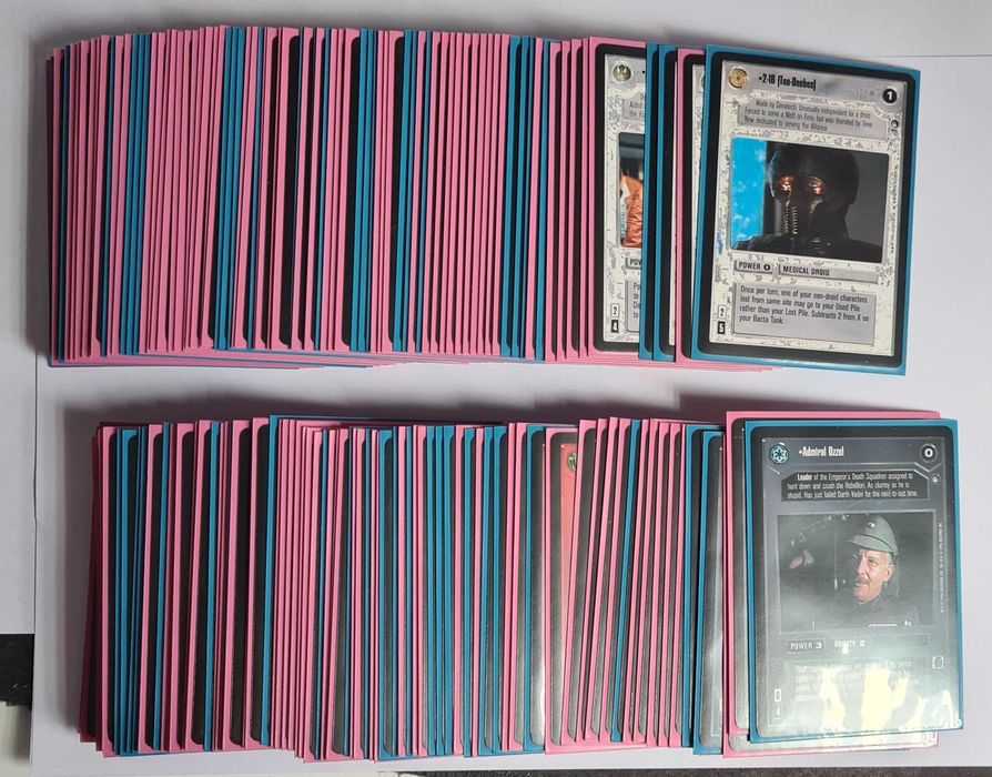 Hoth Star Wars CCG Decipher SWCCG SW Karty kolekcjonerskie Cały Set