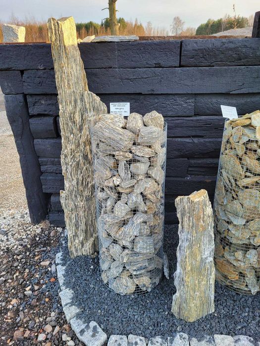 Kamień gabionowy kora 63 MM gabion ogrodzenia kamień do ogrodzeń