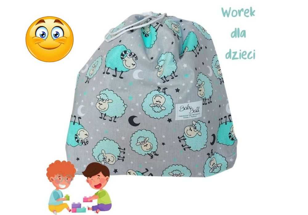 Worek na pościel ubranie obuwie bawełniany DUŻY 40X45 CM