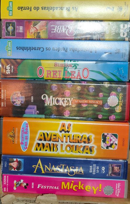 Lote Vhs Infantil 2 - Ver lista Abaixo - PROMOÇÂO 1 €