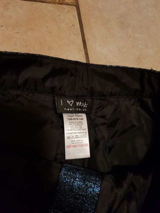 Next брюки  шорты с люрексом фирменные