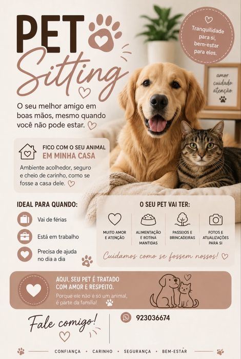 Petsitting - no conforto de um lar