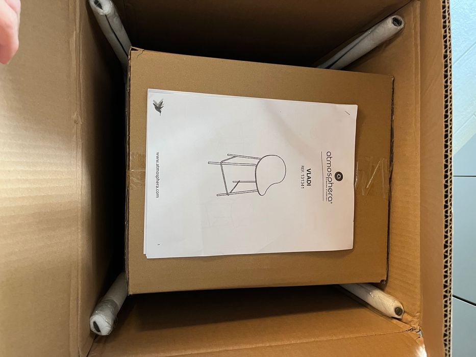 Set 2 Bancos Bar Cinza 95cm