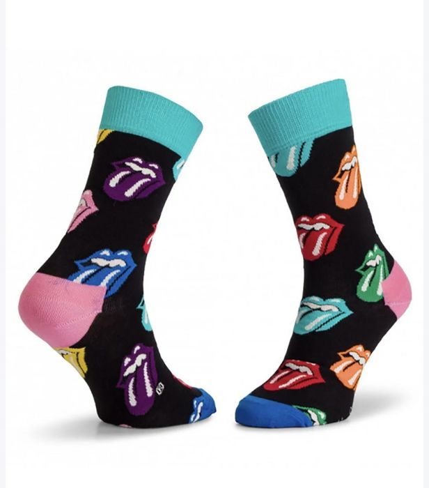 41-46р. Мужские носки Happy Socks(Швеция) коллаборация с The Rolling Stones