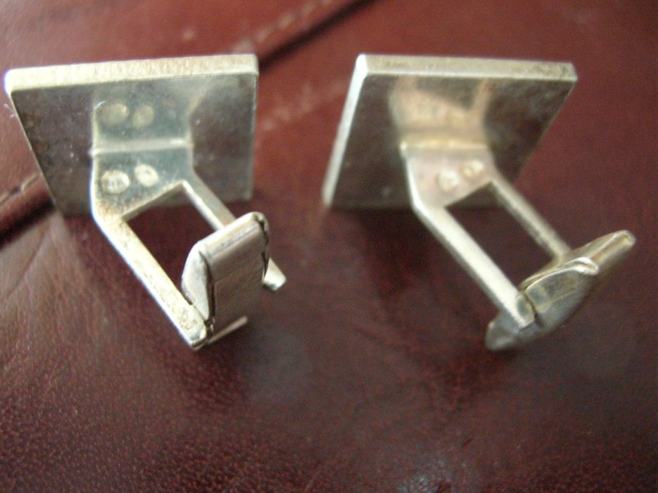 Kolekcja srebrne spinki Warmet 14,9 g srebro 800 PRL ideał