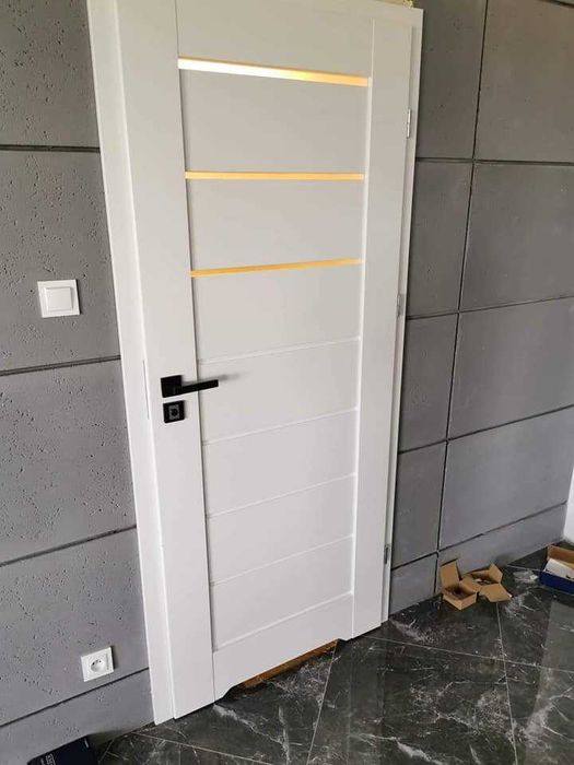 DRZWI z Nakładką Na Starą Ościeżnice Metalową Bez Wyrywania OBUDOWA !