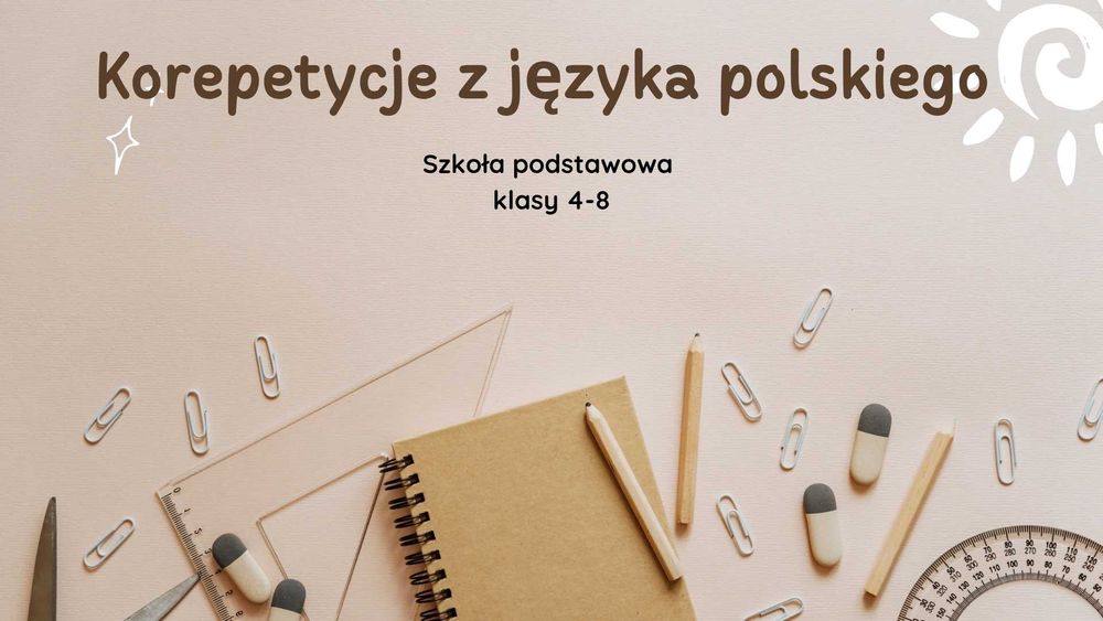 Korepetycje z języka polskiego dla klas 4-8, egzamin ósmoklasisty