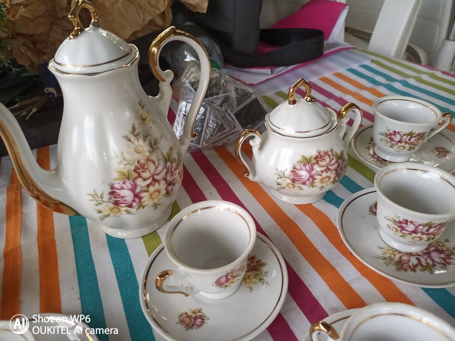 Zestaw kawowy z porcelany