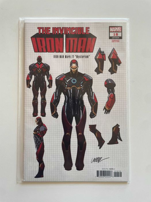 Invincible Iron Man #18 Pepe Larraz Variant