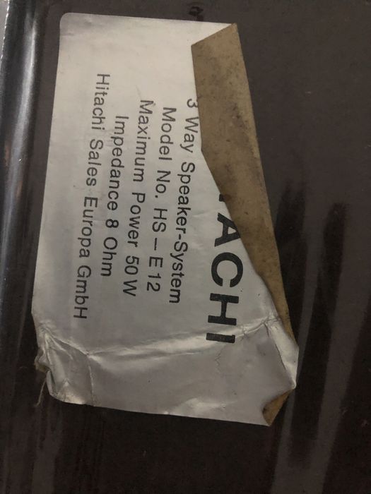 Colunas de Som HITACHI Antiga