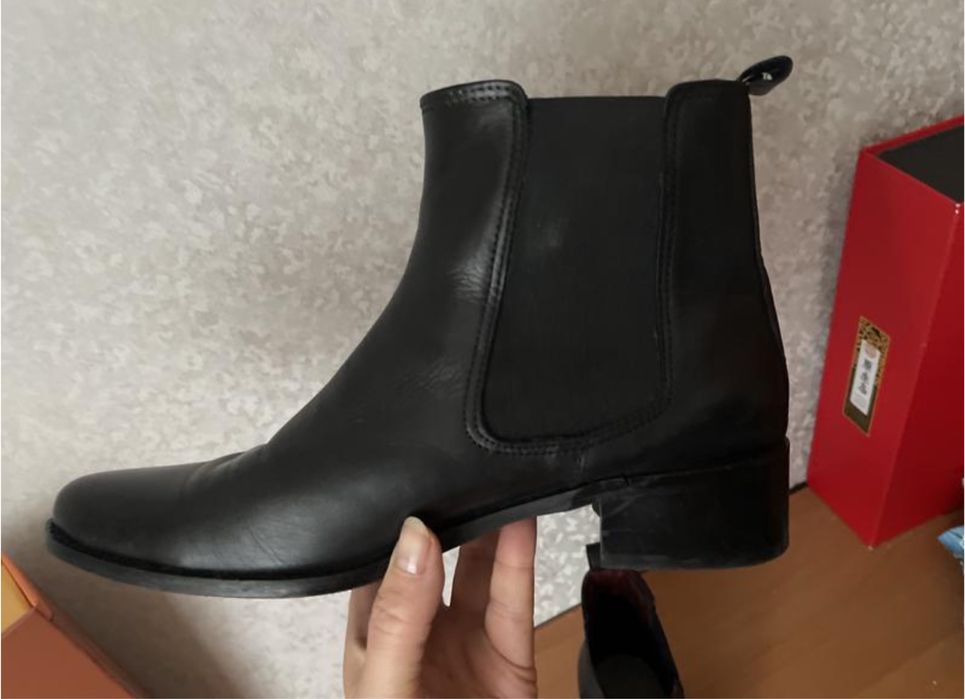 Ботинки  кожаные челси 40, 40,5 размер