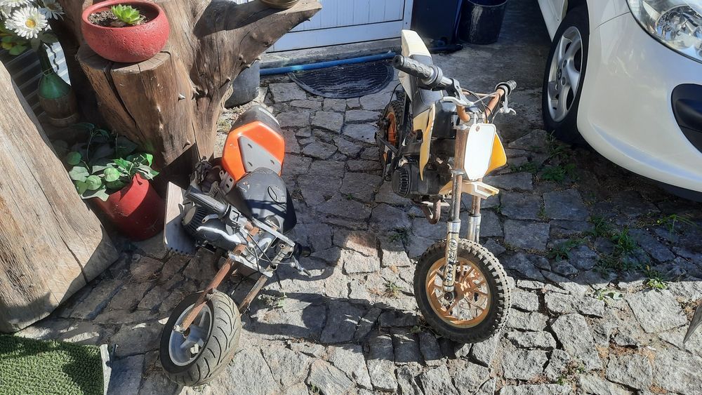 Motas de pequenas dimensões a gasolina